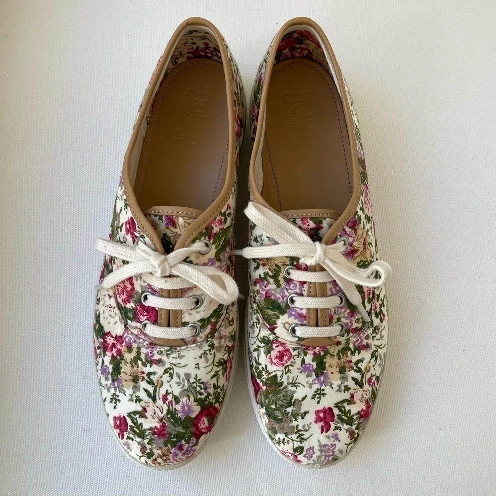 Hotter Mabel Floral Sneaker Lace-Up Comfort Concepts